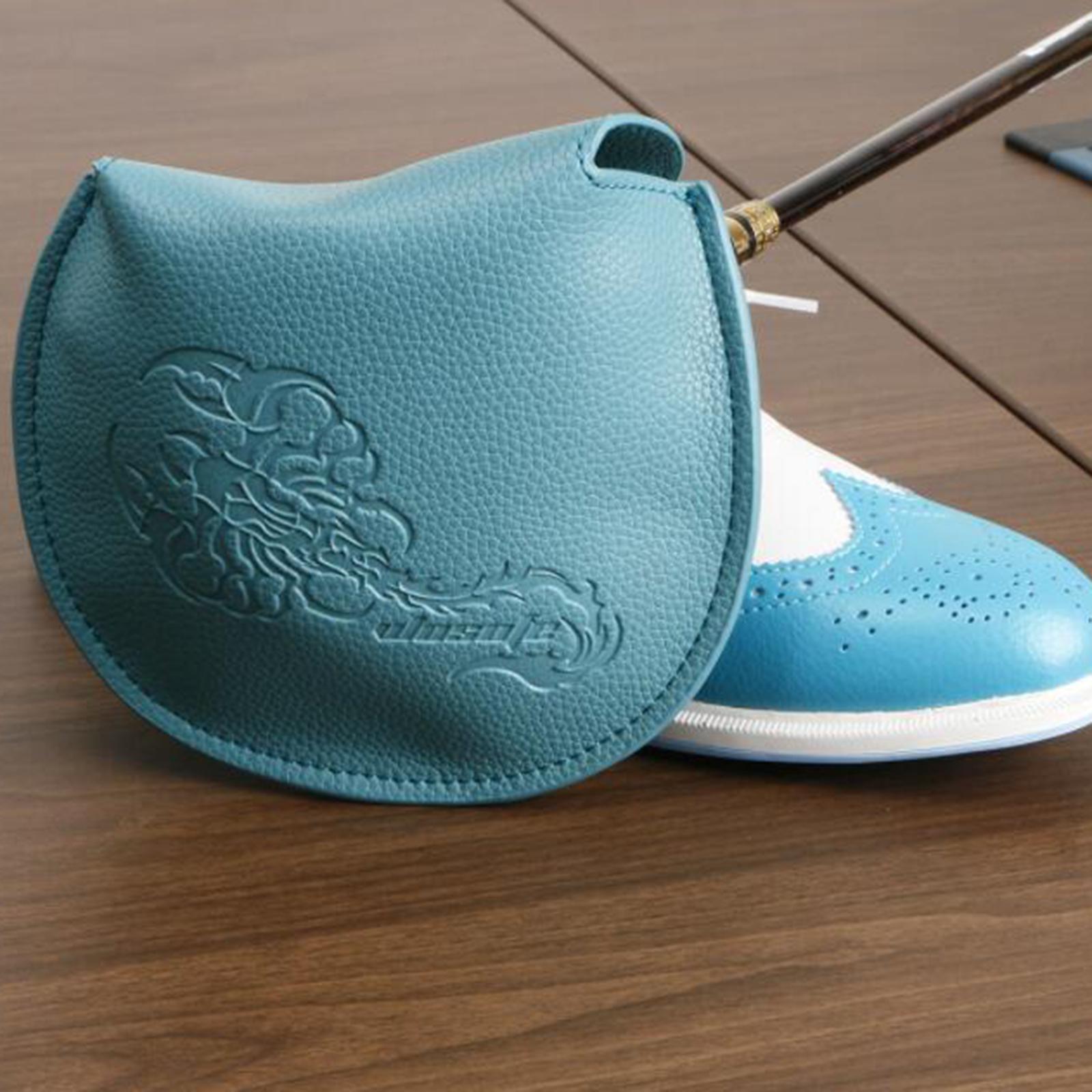 2Pcs Golf Mallet Putter Head Cover Bag Golf Putter Headcover