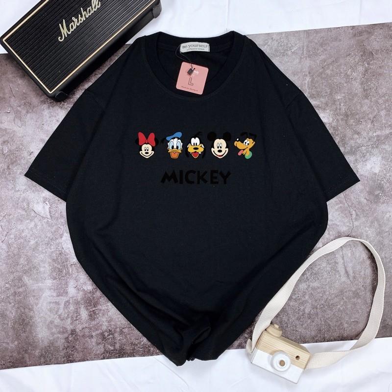 Áo Thun Tay Ngắn Unisex Mickey - Hình chụp thật (Đủ size M-L-XL)