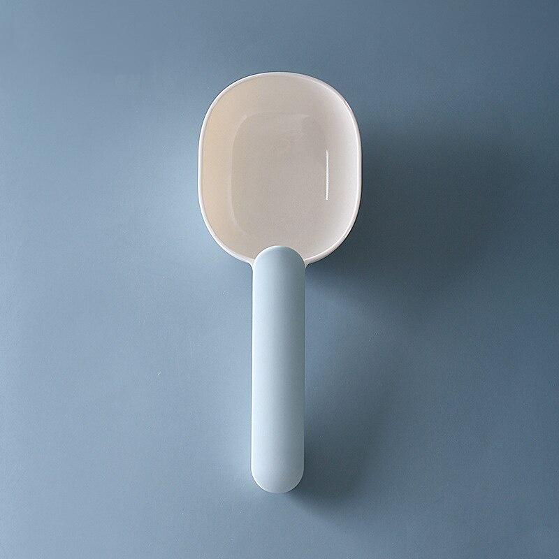 Plastic Rice Spoon Powder Scoop Rice Spice Flour Large Sealing Scoop Shovel Kitchen Tools Kitchenware Coarse Grains With Clip