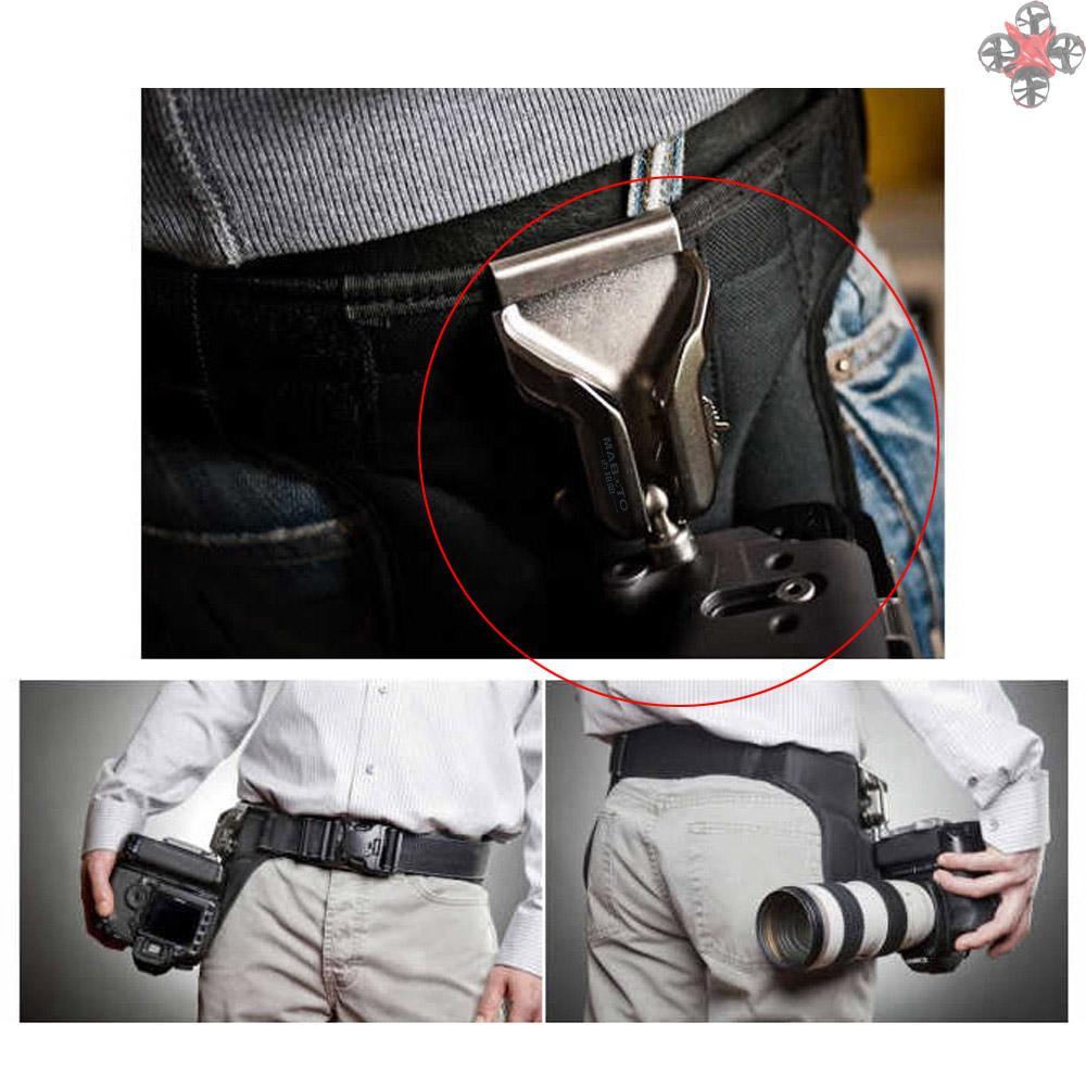 Móc Treo Máy Ảnh Dslr Bằng Hợp Kim Nhôm Gắn Thắt Lưng