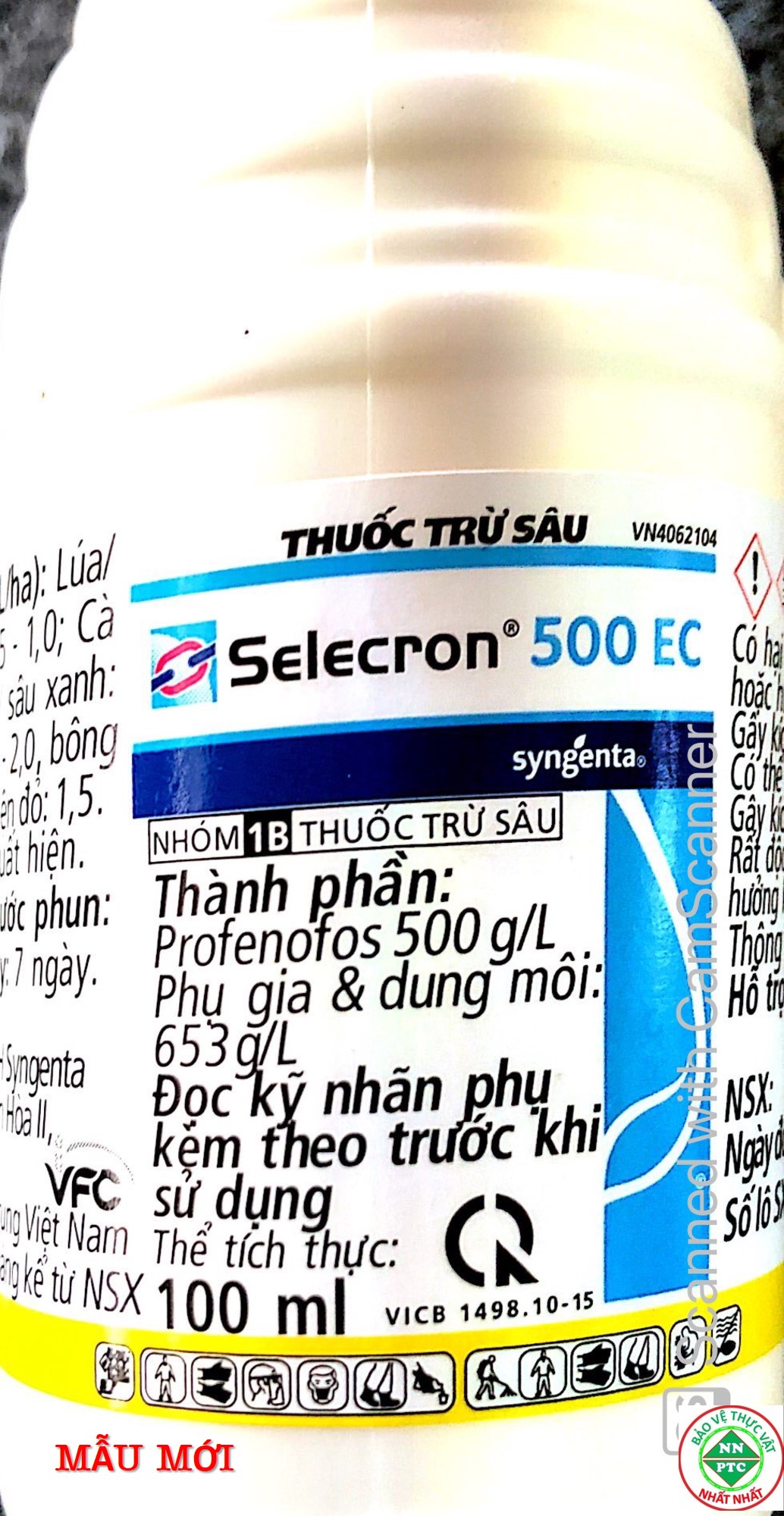 Thuốc Selecron 500EC trừ sâu , bọ trĩ, trừ sâu kháng thuốc