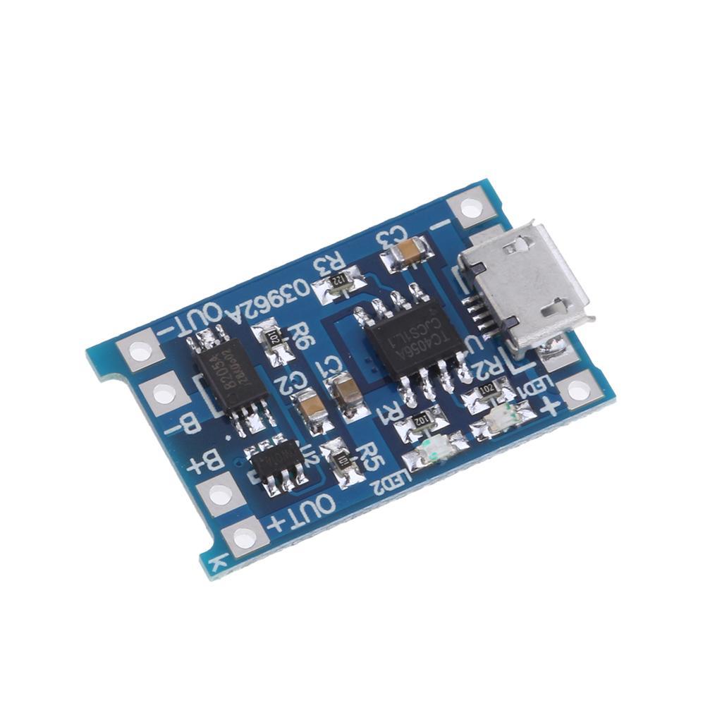 Micro USB Lithium 18650 Battery Charger Module 5V 1A Charging Board LED