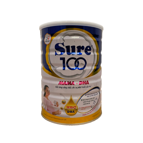 Sure 100 - Mama DHA Hộp 900g