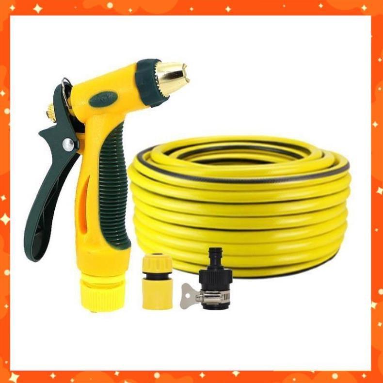 Bộ dây vòi xịt nước rửa xe,tưới cây tăng áp 3 lần 3-5m 206317