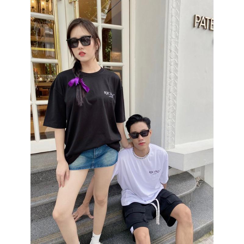 Áo Phông Unisex Richky Luxury Be Rich Your Way T Shirt Trắng - RKP05