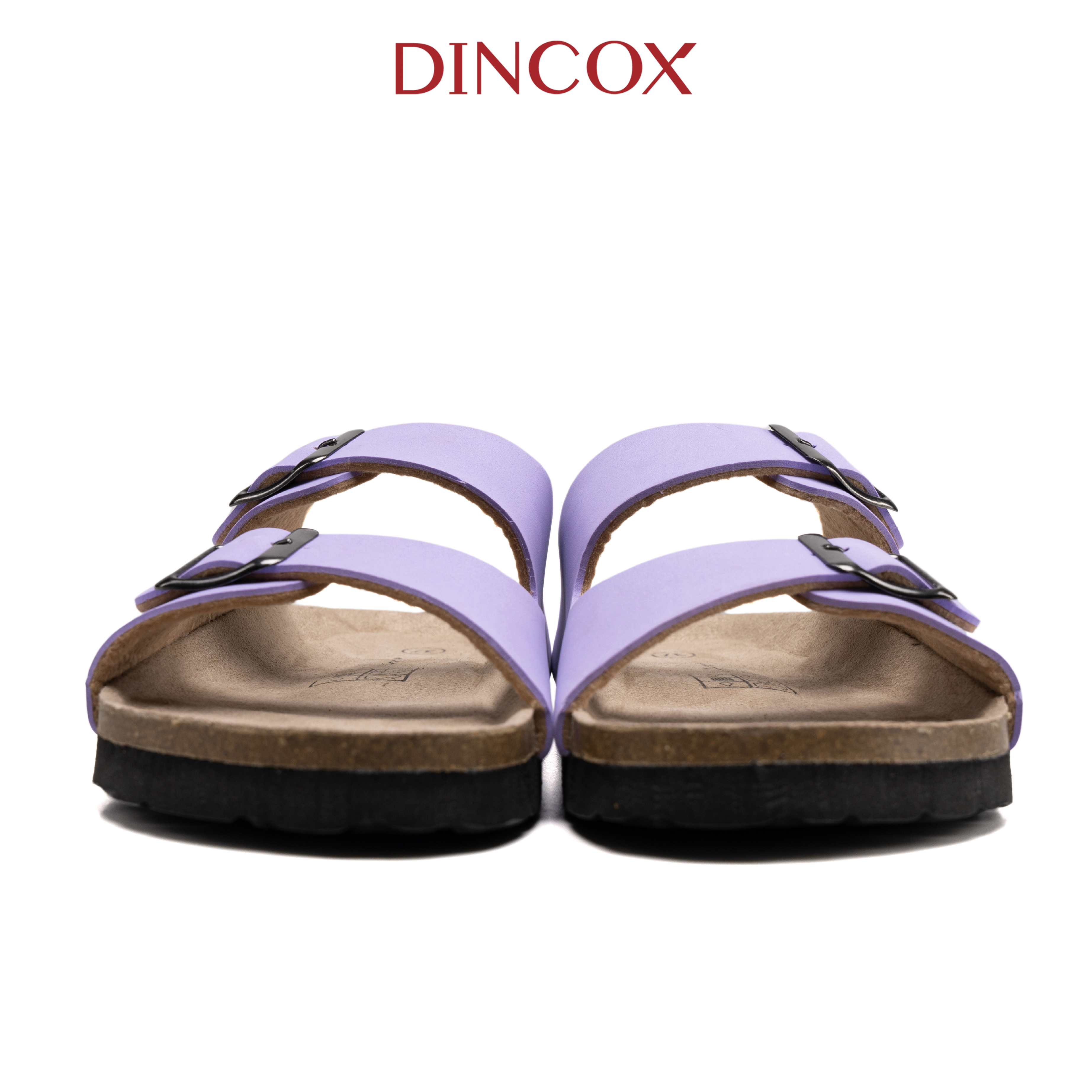 Dép Đế Trấu Nữ 2 Khóa Navy DC01 - EVA Dincox