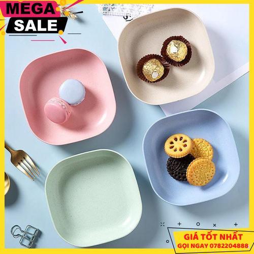 Set 8 Đĩa Nhựa Lúa Mạch - Giao Hàng Toàn Quốc