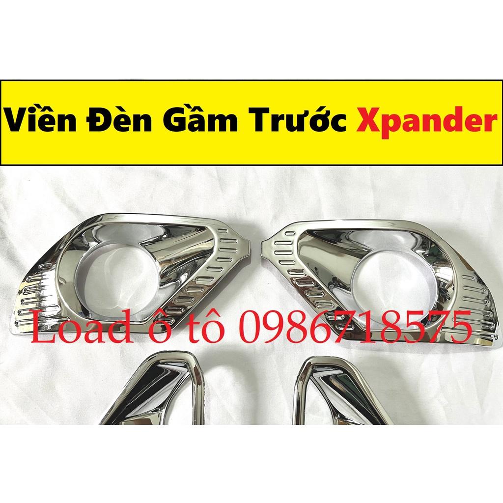 Ốp Viền Đèn Gầm Trước Sau Xe Mitsubishi Xpander 2023 Mẫu Mạ Crom Cao Cấp
