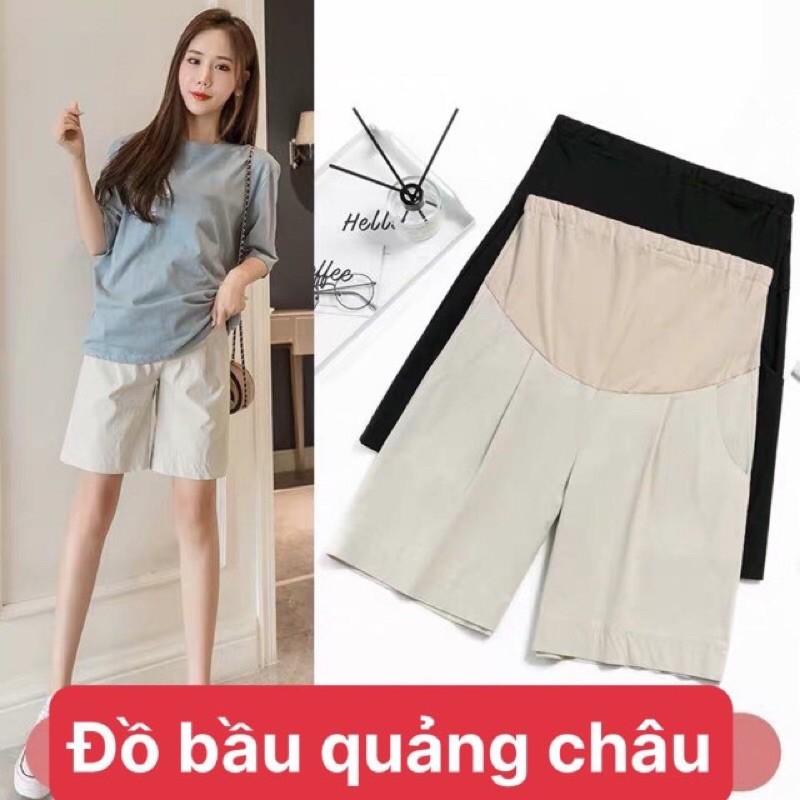 Quần short lửng cho bà bầu