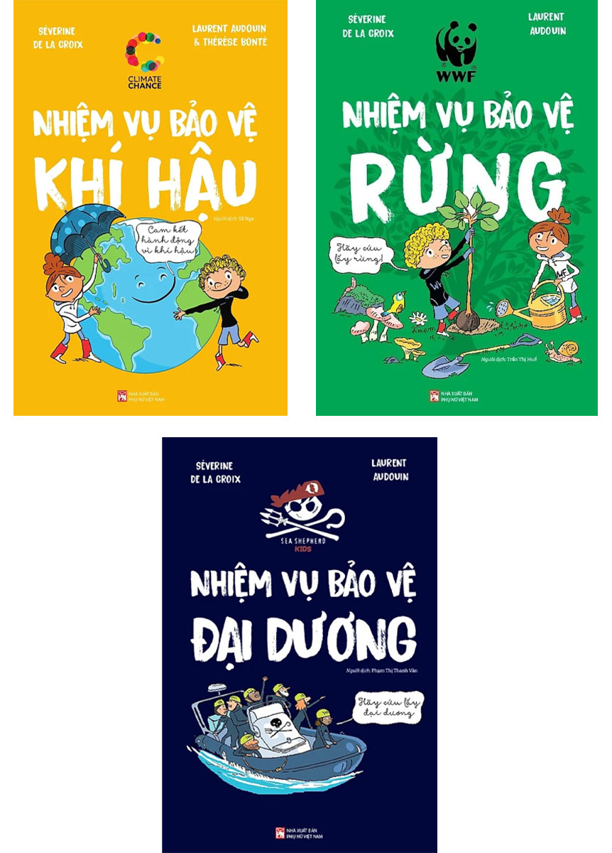 Combo Nhiệm Vụ Bảo Vệ Khí Hậu + Nhiệm Vụ Bảo Vệ Rừng + Nhiệm Vụ Bảo Vệ Đại Dương _PNU