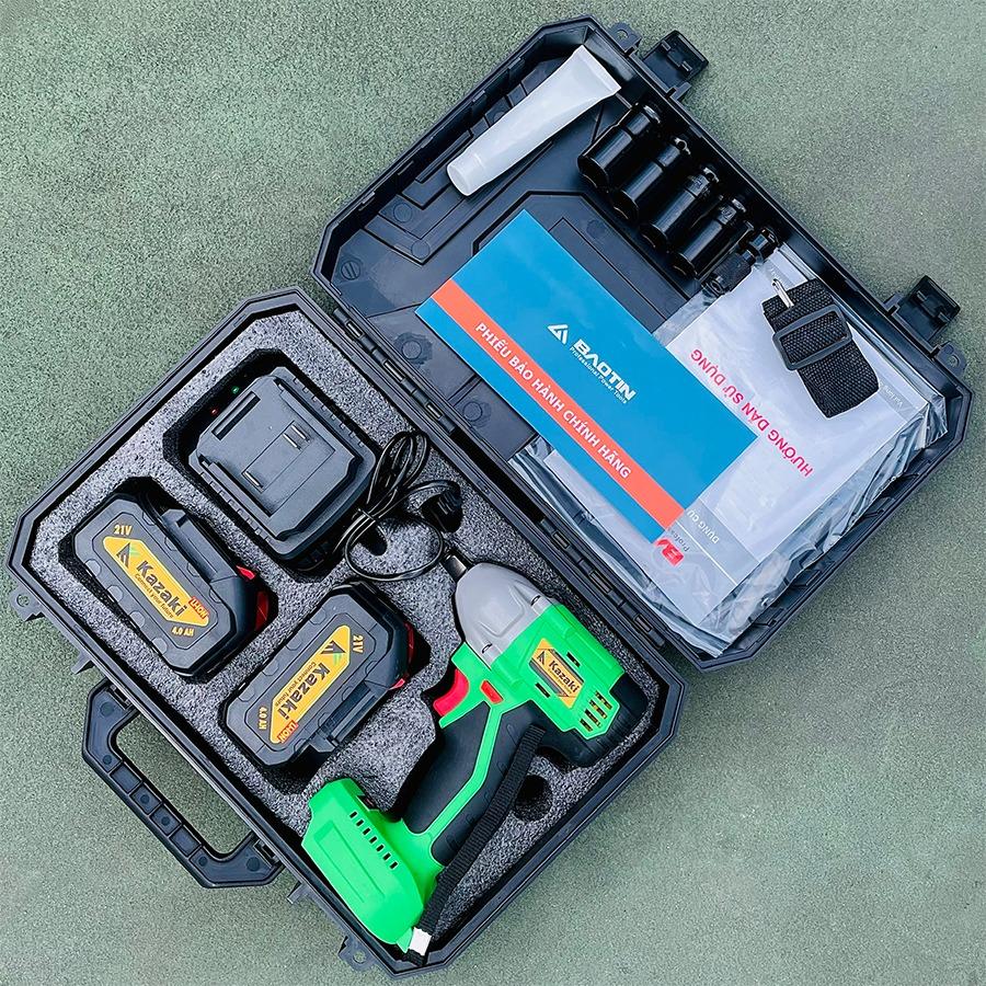 MÁY SIẾT BULONG 21V  KAZAKI KZ21BW - HÀNG CHÍNH HÃNG