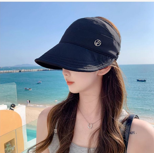 Mũ nữ lưỡi trai vành vừa phong cách Hàn, nón đi nắng chống tia cực tím cao cấp