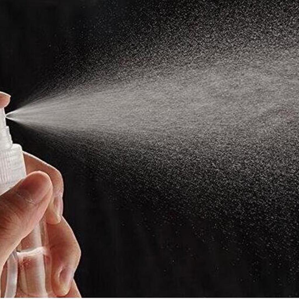 15 Pieces Mini Transparent Spray Fine Mist Empty Bottle Travel Bottles 50ml