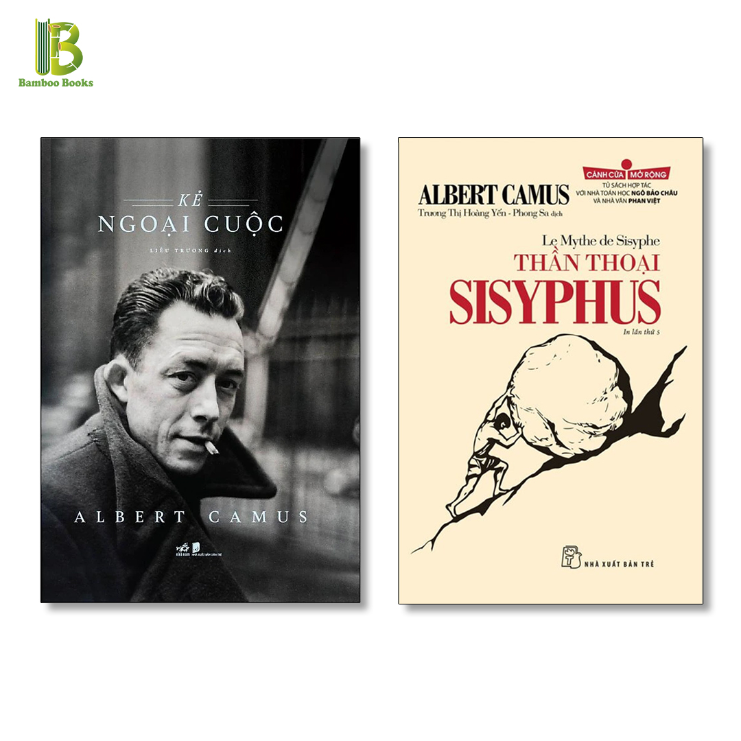 Combo 2 Tác Phẩm Nổi Tiếng Nhất Của Albert Camus: Kẻ Ngoại Cuộc (Bìa Cứng) + Thần Thoại Sisyphus - Nobel Văn Học 1957