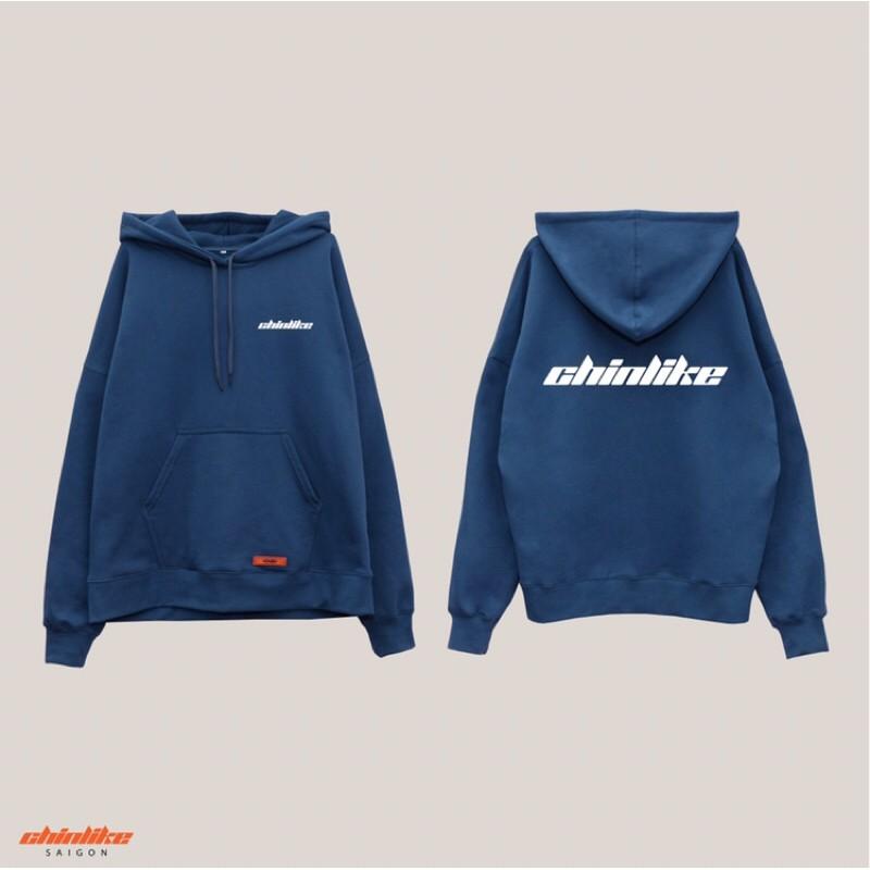 Áo khoác nỉ-Blue basic Hoodie