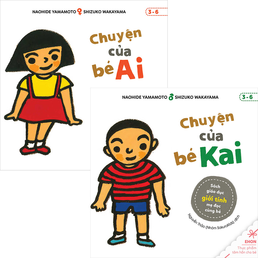 Combo 2 Cuốn : Chuyện Của Bé Ai  + Chuyện Của Bé Kai - Sách Giáo Dục Giới Tính Mẹ Đọc Cùng Bé (3-6)