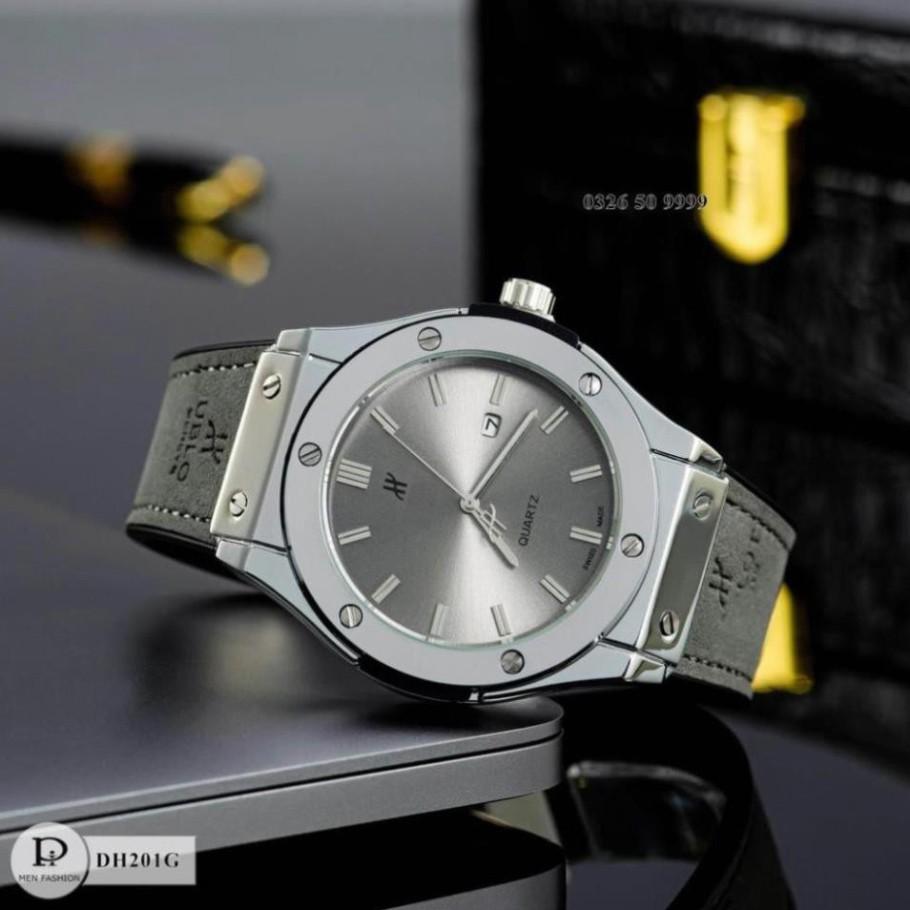 (Thẻ bảo hành 12 tháng) Đồng hồ nam Hublot - máy pin kim thể thao - Dongho.hublot.vientron