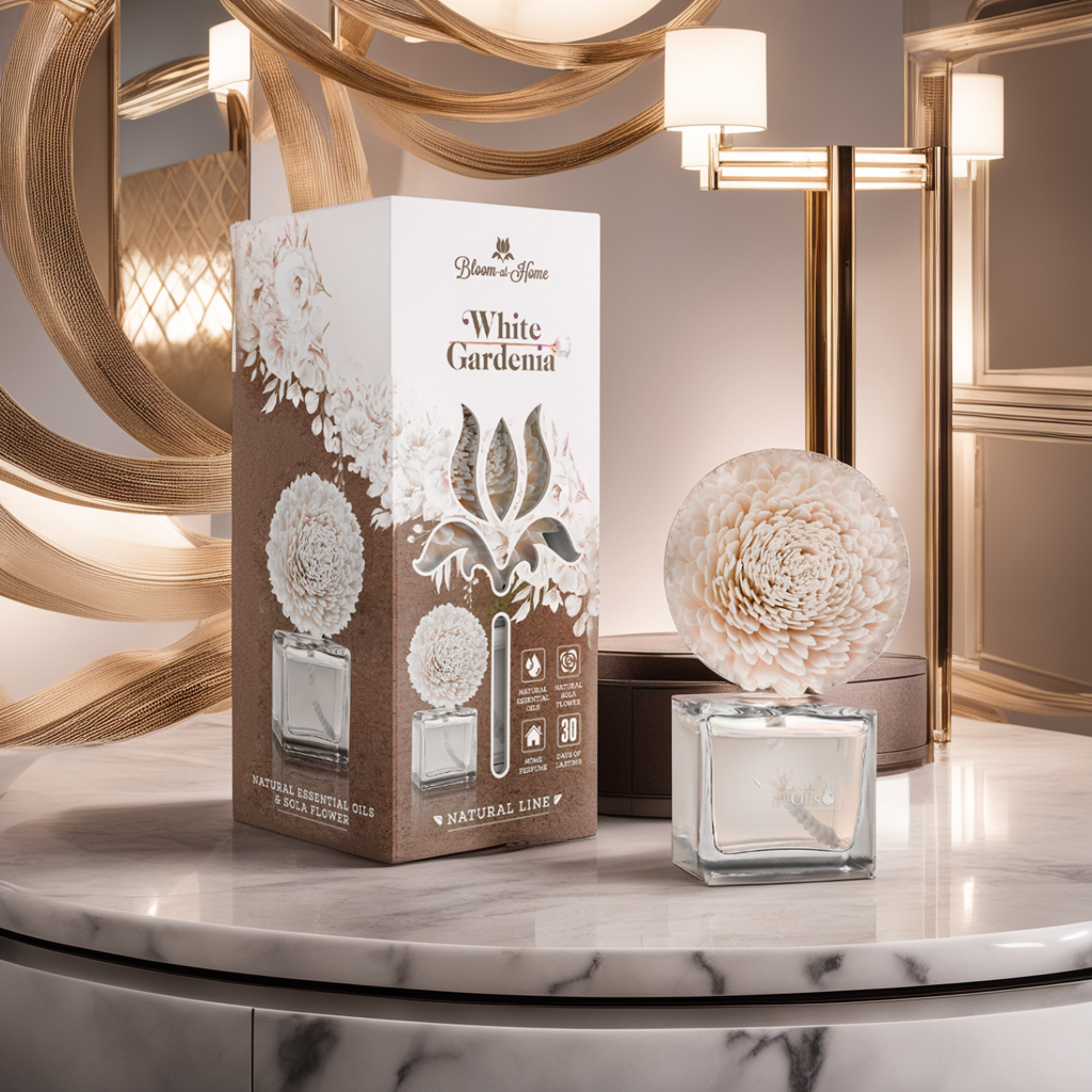 Nước hoa thơm phòng WHITE GARDENIA ELIX - Hương hoa dành dành - 100ml nhập khẩu từ Ba Lan - Thành phần tự nhiên, an toàn cho sức khỏe