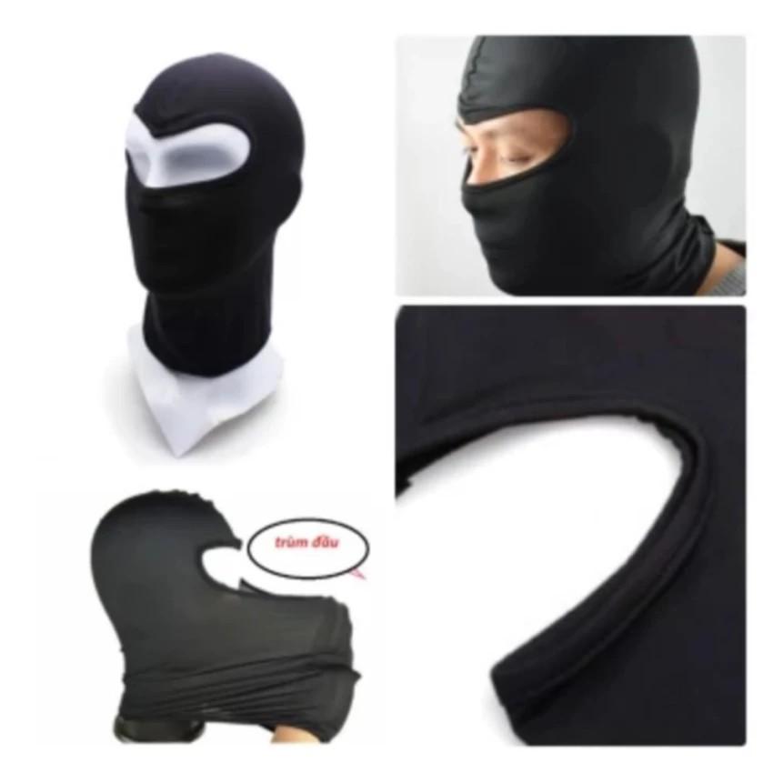 Khăn trùm mặt nạ đi phượt NINJA (Đen)  THàng nhập khẩu