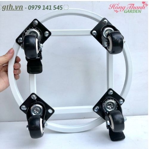 Kệ Để Chậu , Đế Chậu Thông Minh Cao Cấp GTH, Siêu Chắc Khỏe, Có Bánh Xe Di Chuyển, Có Chốt An Toàn, Chịu Lực Đến 180kg, Chất Liệu Hợp Kim Cao Cấp Sơn Tĩnh Điện