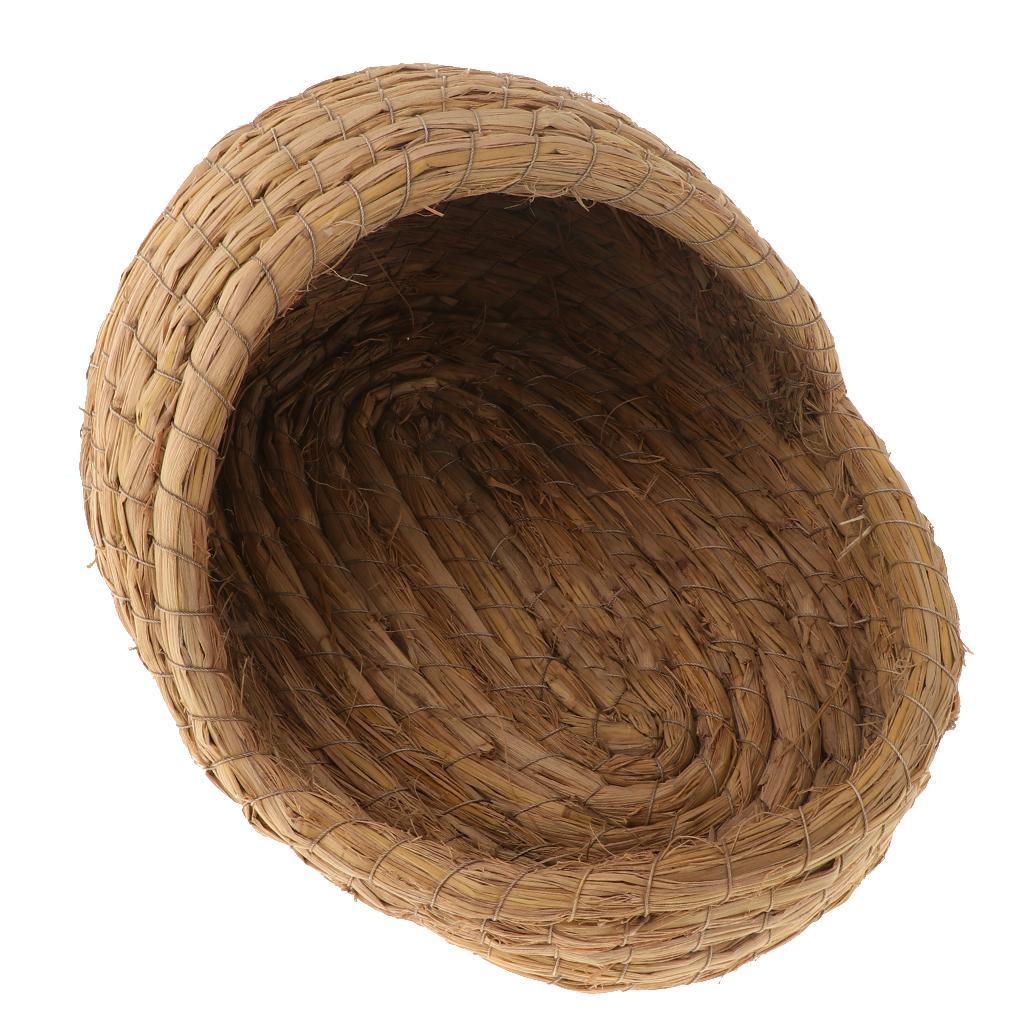 2x Rabbit, Gerbil, Chinchillas, Hamster, Bunny Habitat House Cage Straw Nest