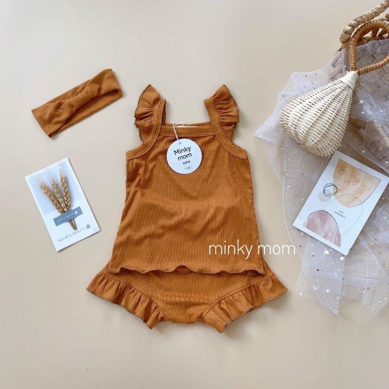 Bộ minky mom cánh tiên bé gái 4-16 kí