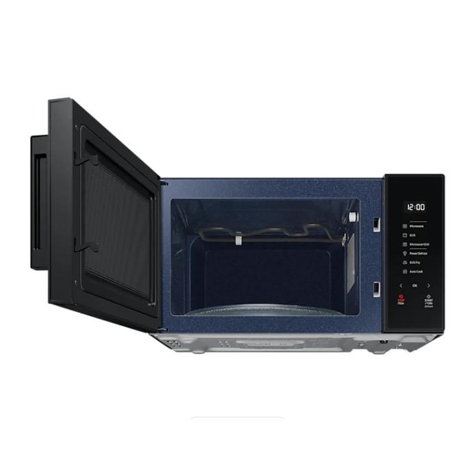 Lò vi sóng tráng men Samsung Công nghệ chiên nướng Grill Fry Dung tích 30 L Màu Đen MG30T5018CK - Hàng chính hãng