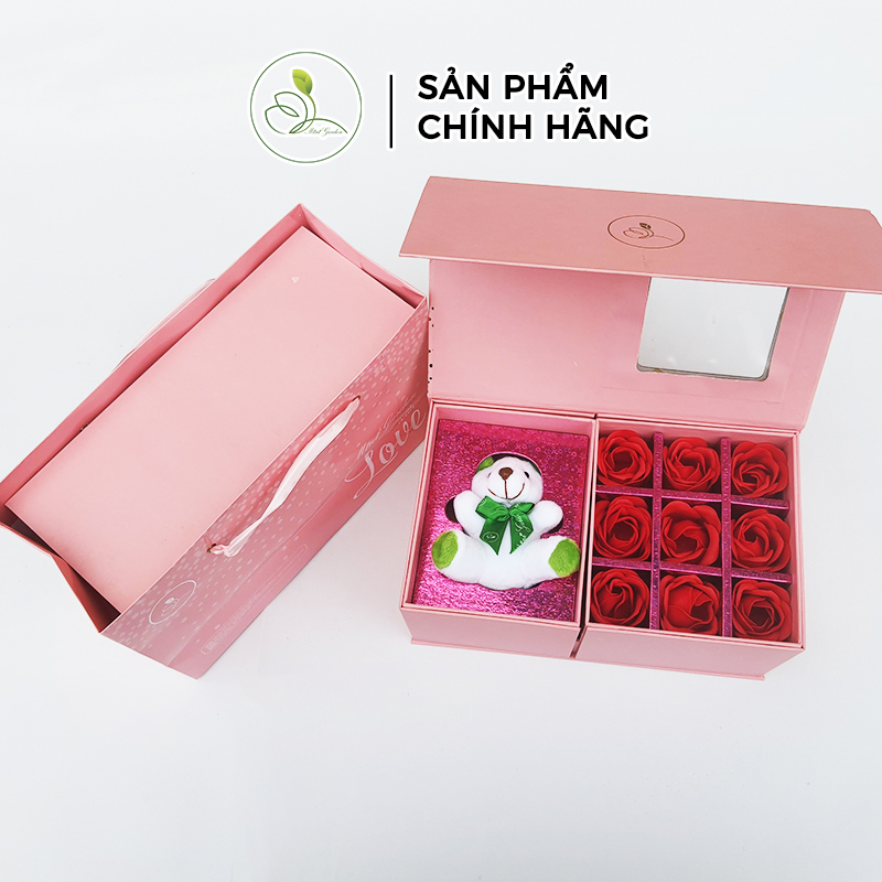 Set Quà Tặng Mini Garden Pink Rose Giftset - With Love Giftset Cực Xinh PV987