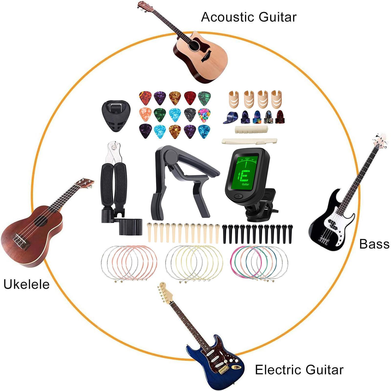 Acoustic Guitar Accessories Kits Guitar Maintenance Tool Guitar Repair Tools