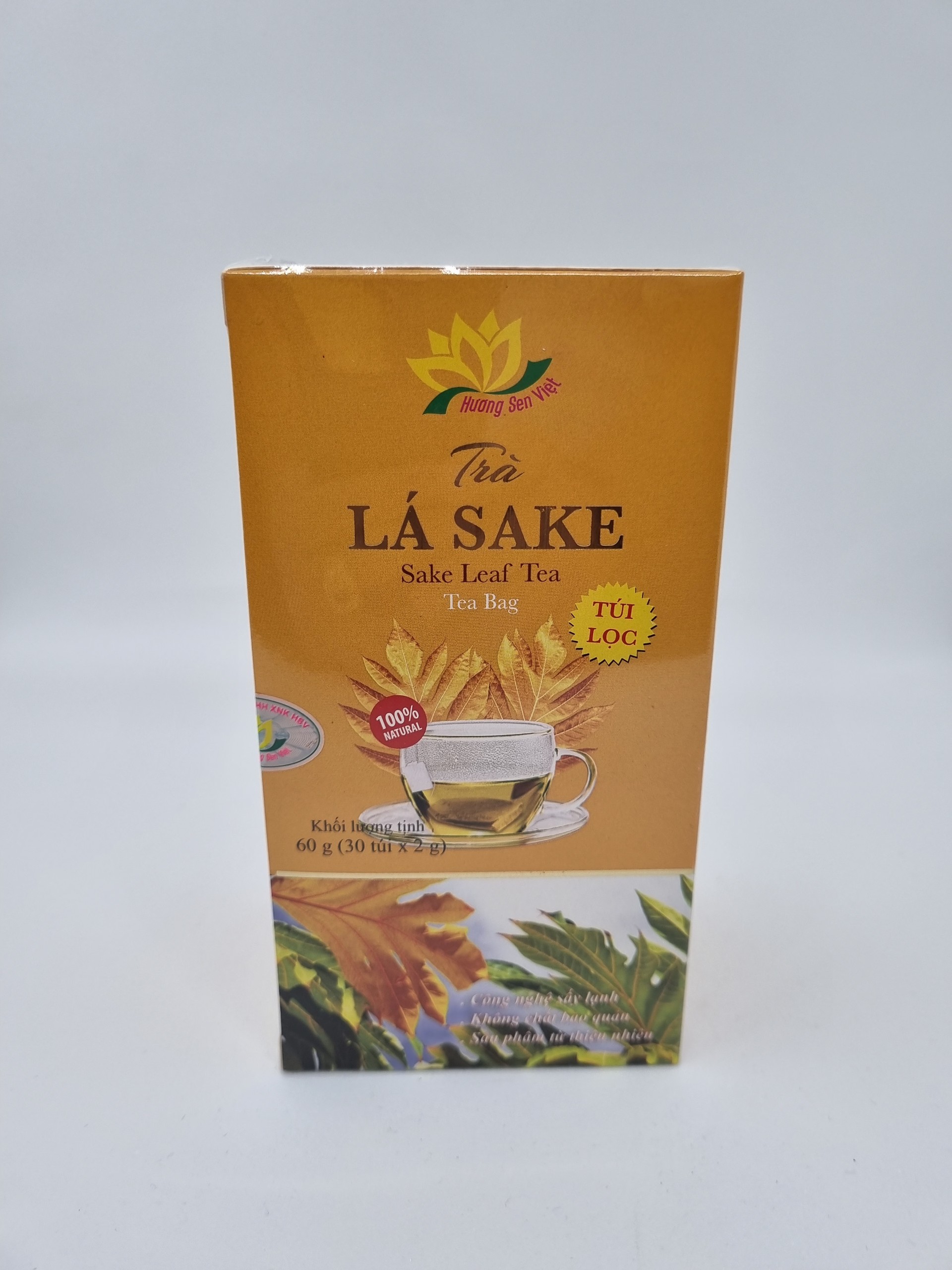 Trà Lá Sake túi lọc (60g) - Hương Sen Việt