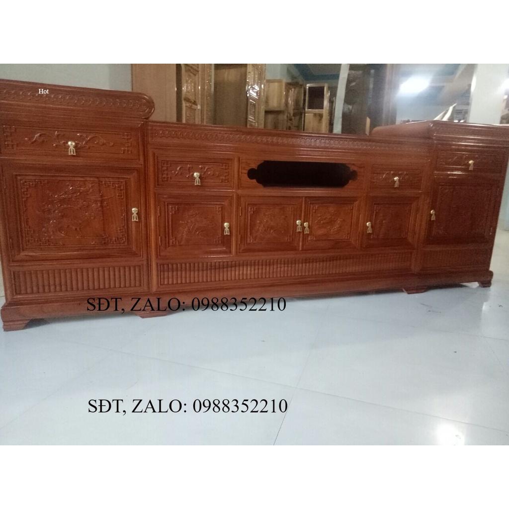 Kệ tv gỗ xoan đào