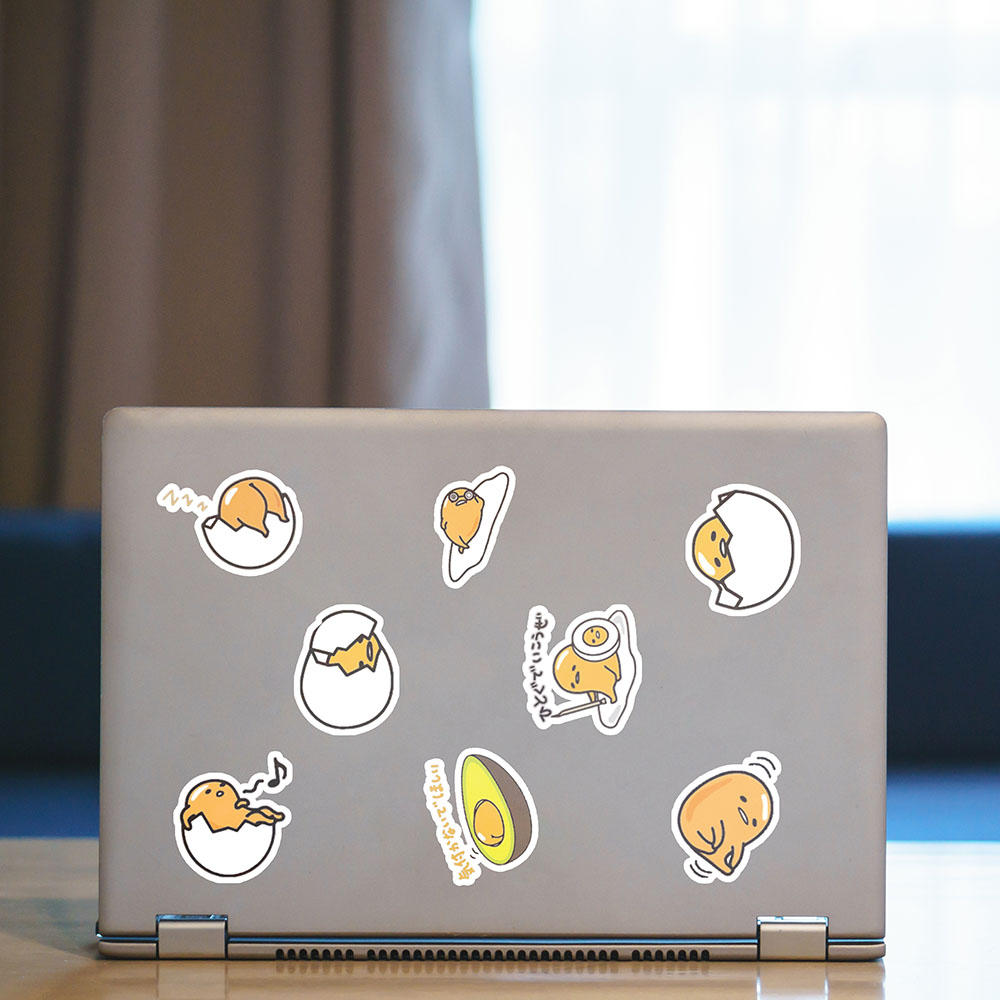 Trứng lười Gudetama - Set 30 sticker hình dán