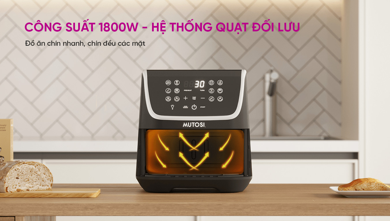 Nồi chiên không dầu MF-T591-Hàng chính hãng