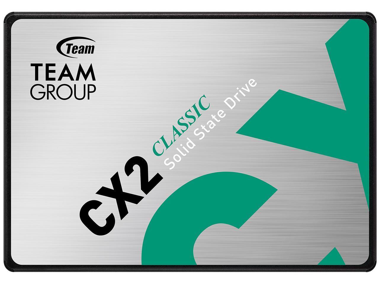 Ổ cứng cắm trong SSD Team 2.5'' STD SATA3 CX2 256GB - Hàng Chính Hãng