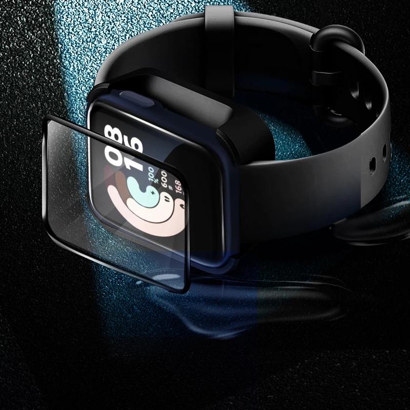 Kính Cường Lực Viền Cong 3d Cho Đồng Hồ Thông Minh Xiaomi Redmi Watch / Mi