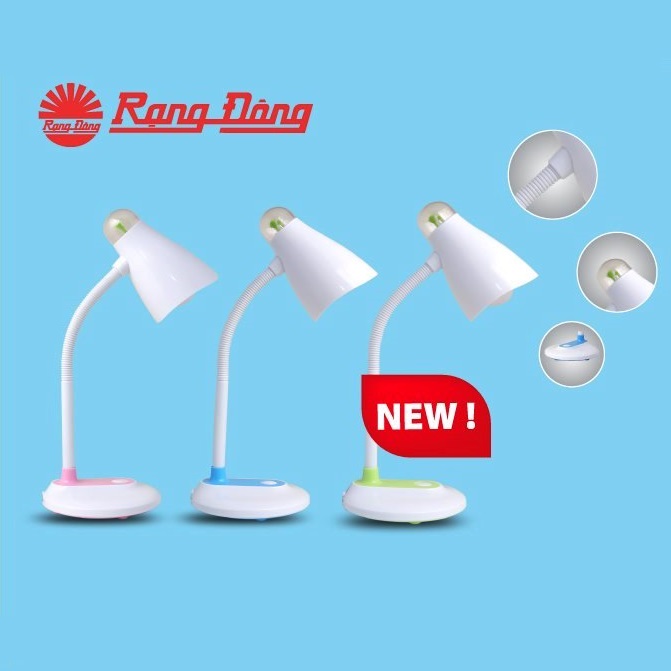 Đèn bàn (đèn học chống cận) LED 5W Rạng Đông - màu Trắng / ánh sáng Vàng (RL-32) - Giao Màu Ngẫu Nhiên