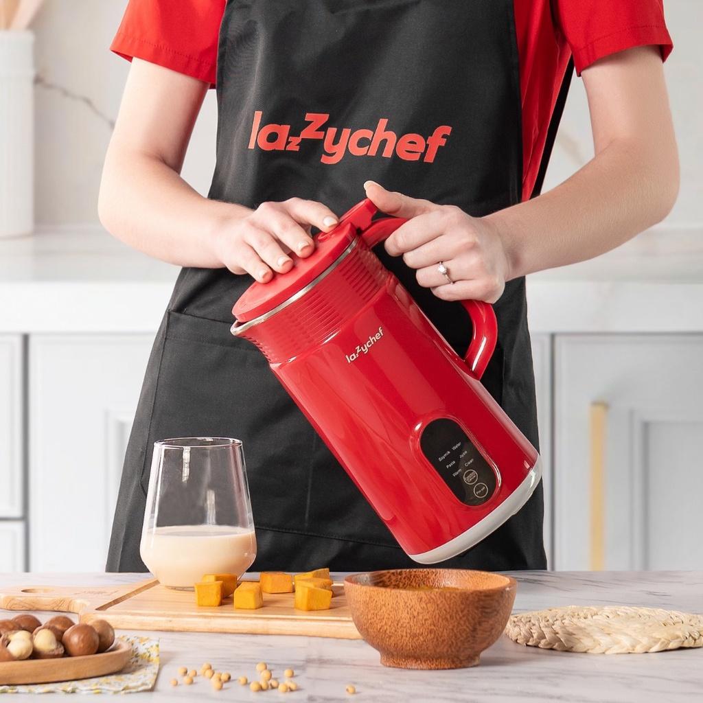 Máy Xay Nấu Đa Năng 5 In 1 Lazychef - Máy Làm Sữa Hạt, Máy Đa Năng Làm Sữa Đậu Nành,Nấu Cháo Chậm 800ml - Hàng Chính Hãng