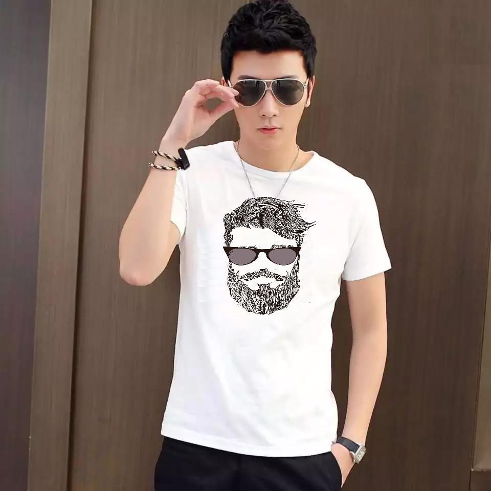 Áo thun nam in hình mặt người mtt188