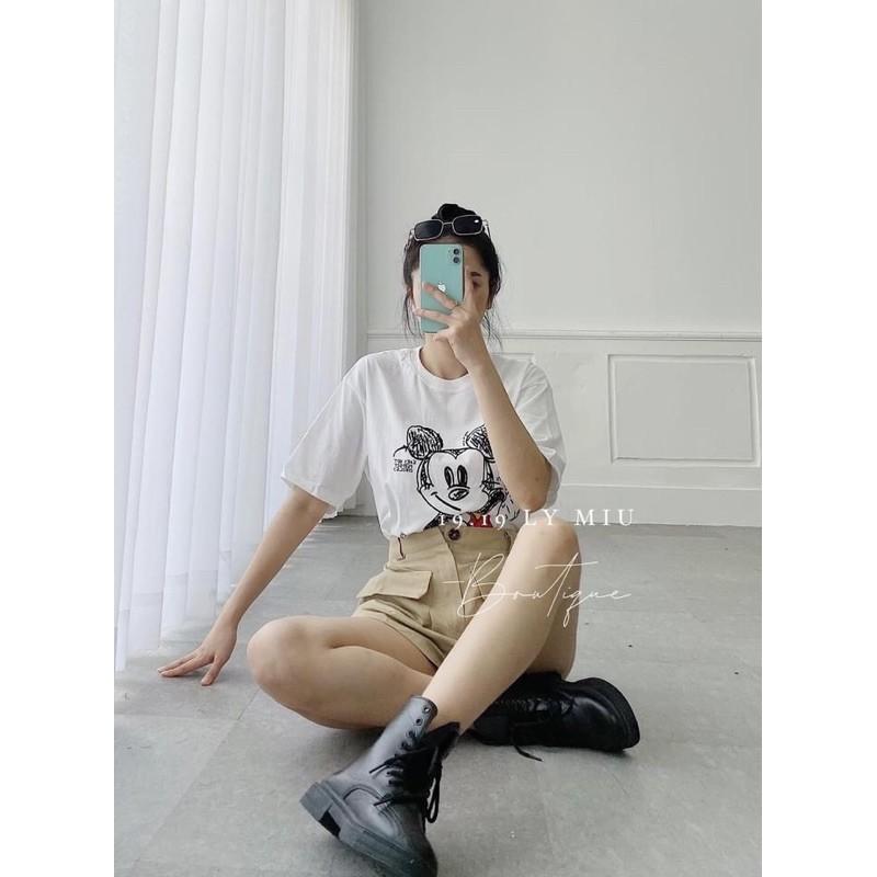 SÉT MICKEY SHORT KAKI