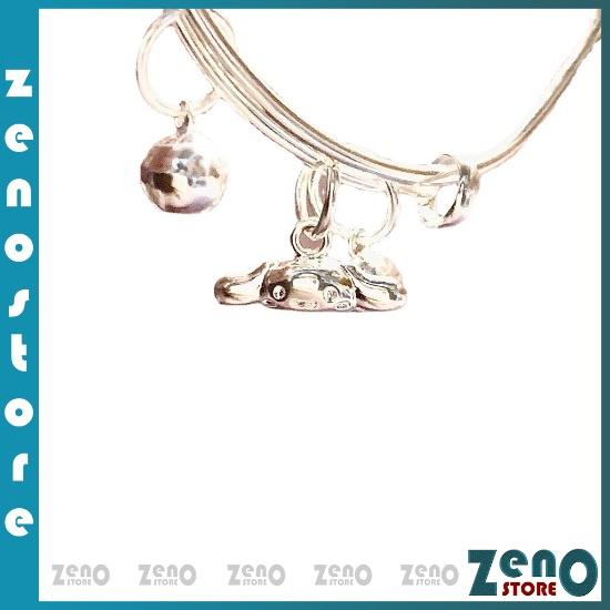 Lắc tay nữ kitty có chuông , vòng tay mạ bạc LT13 ZENO