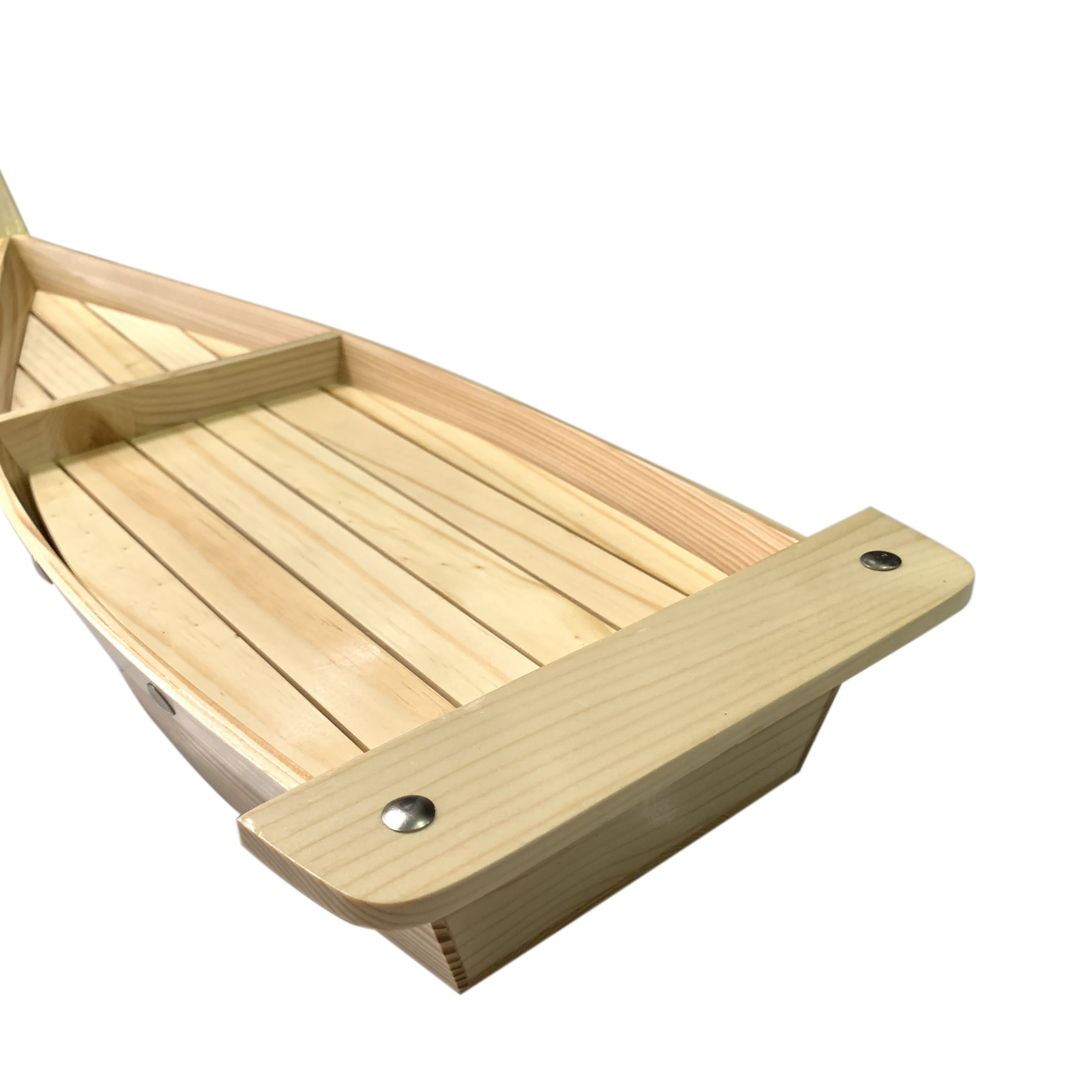 Khay thuyền gỗ trang trí món ăn thuyền gỗ Sushi &amp; Sashimi Nhật Bản - Dài 58cm - Gỗ Thông Tự Nhiên