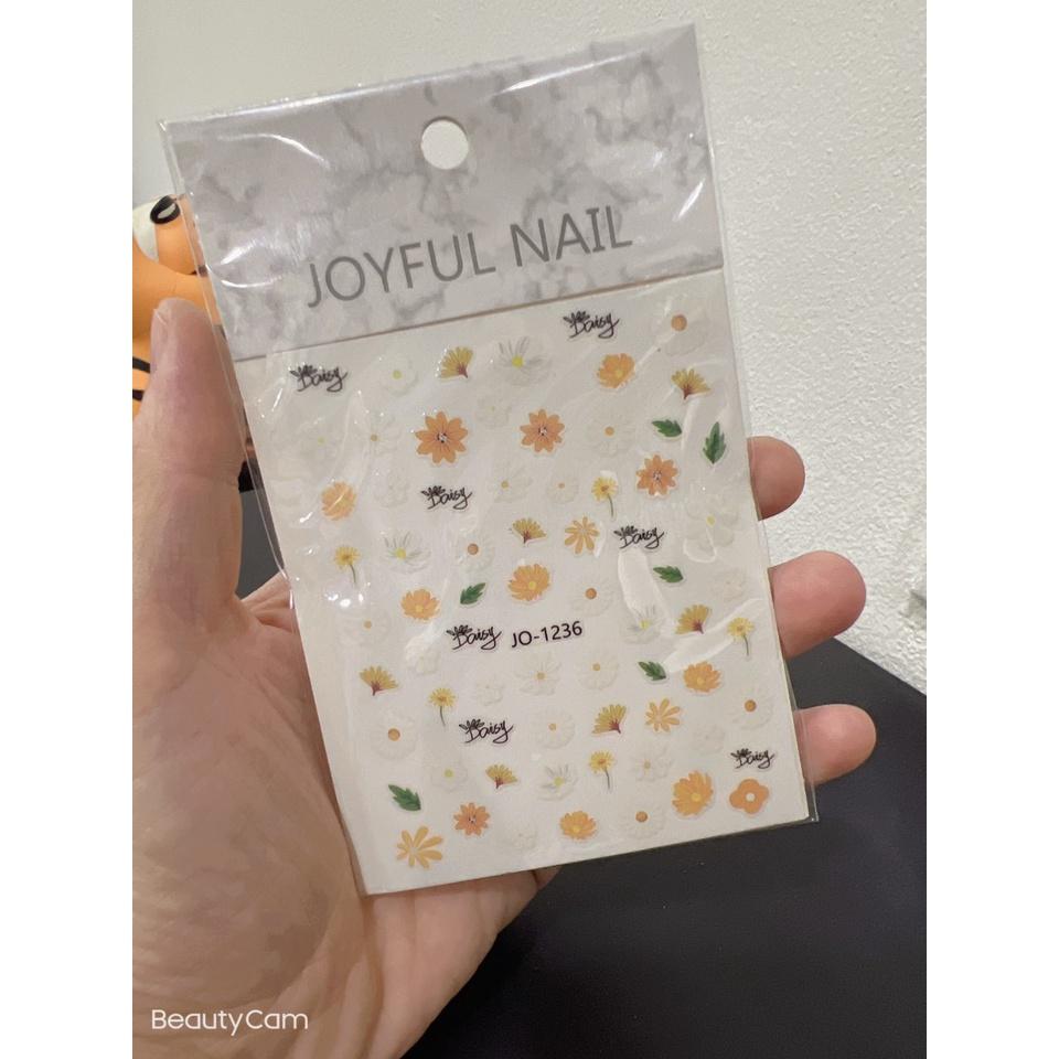 sticker trang trí nail jo1236