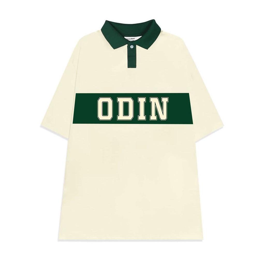 Áo Polo Oversize ODIN CLUB Striped, Áo thun có cổ form rộng, Local Brand ODIN CLUB