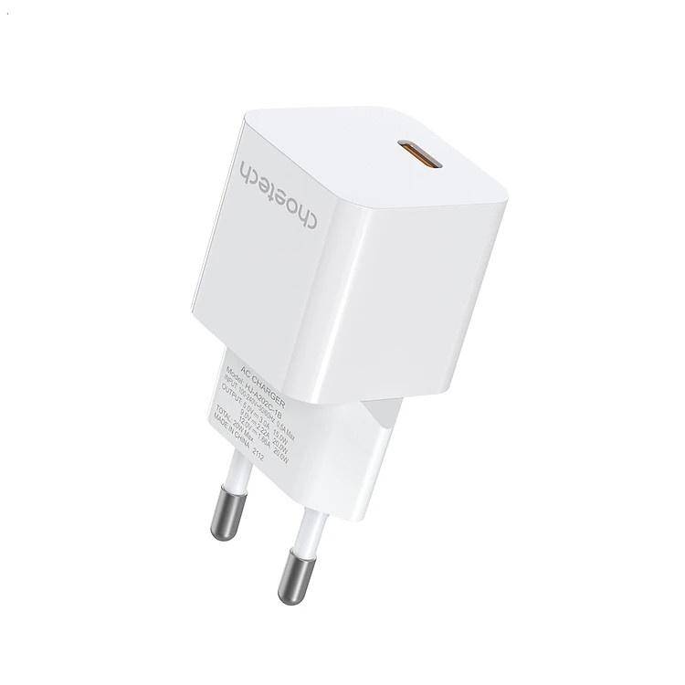 Bộ Sạc Nhanh Mini PD20W GAN USB-C Chotech mã PD5010-EU (HÀNG CHÍNH HÃNG)