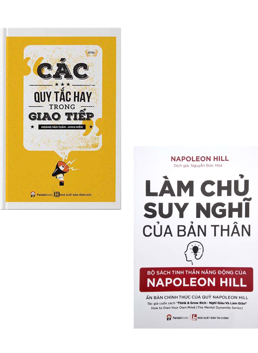 Combo Các Quy Tắc Hay Trong Giao Tiếp + Làm Chủ Suy Nghĩ Của Bản Thân  _PD