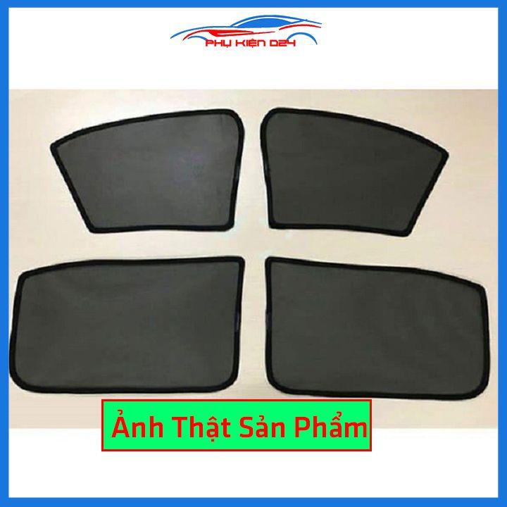 Bộ 4 rèm chắn nắng nam châm Ranger 2015-2016-2017-2018-2019 khung cố định chống tia UV