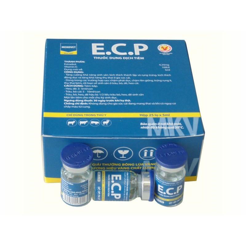 Dung dịch tiêm E.C.P 5ml - Tăng cường khả năng sinh sản cho vật nuôi