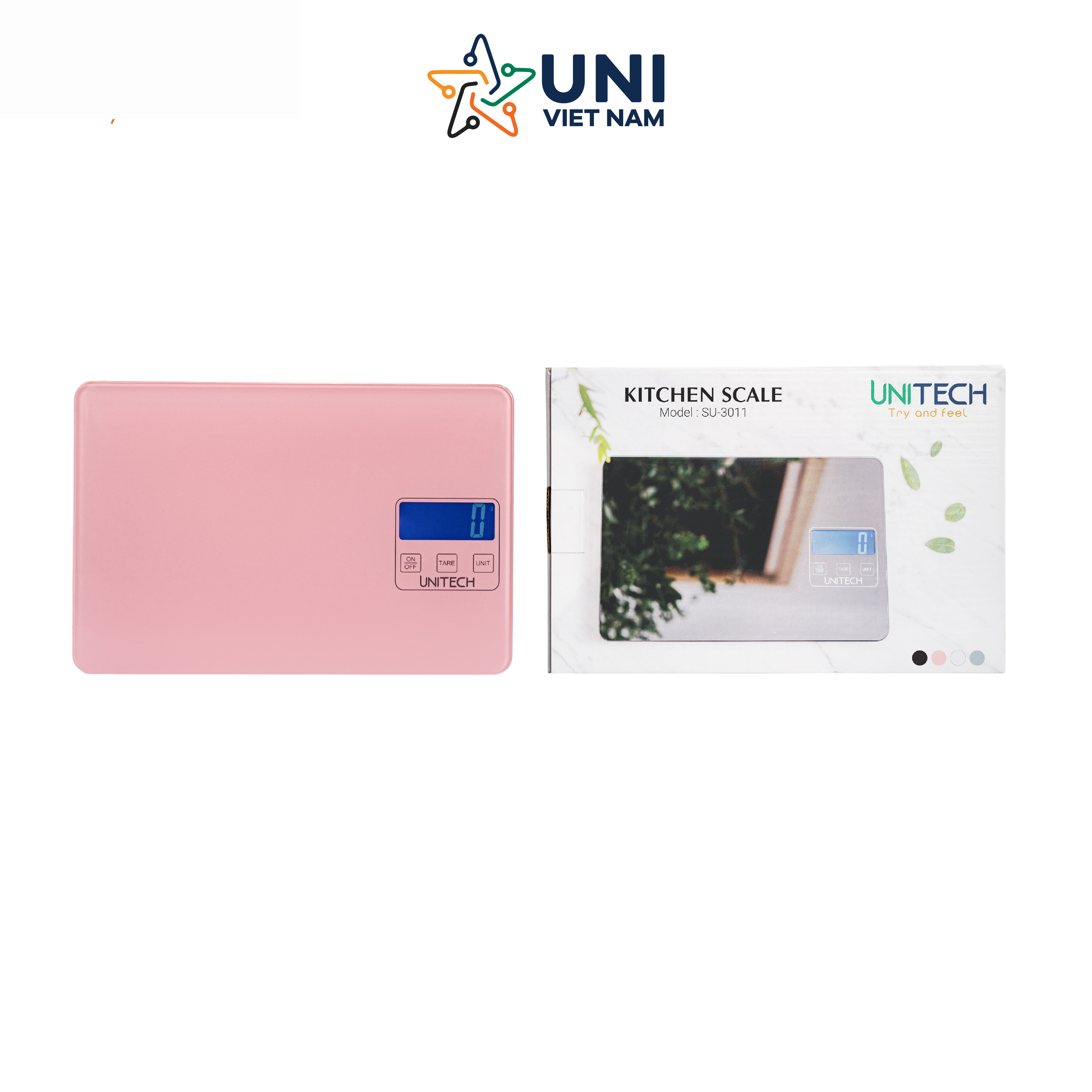 Cân tiểu ly điện tử định lượng 1g-5kg Unitech SU-3011 độ chính xác cao dùng trong làm bánh - Hàng chính hãng