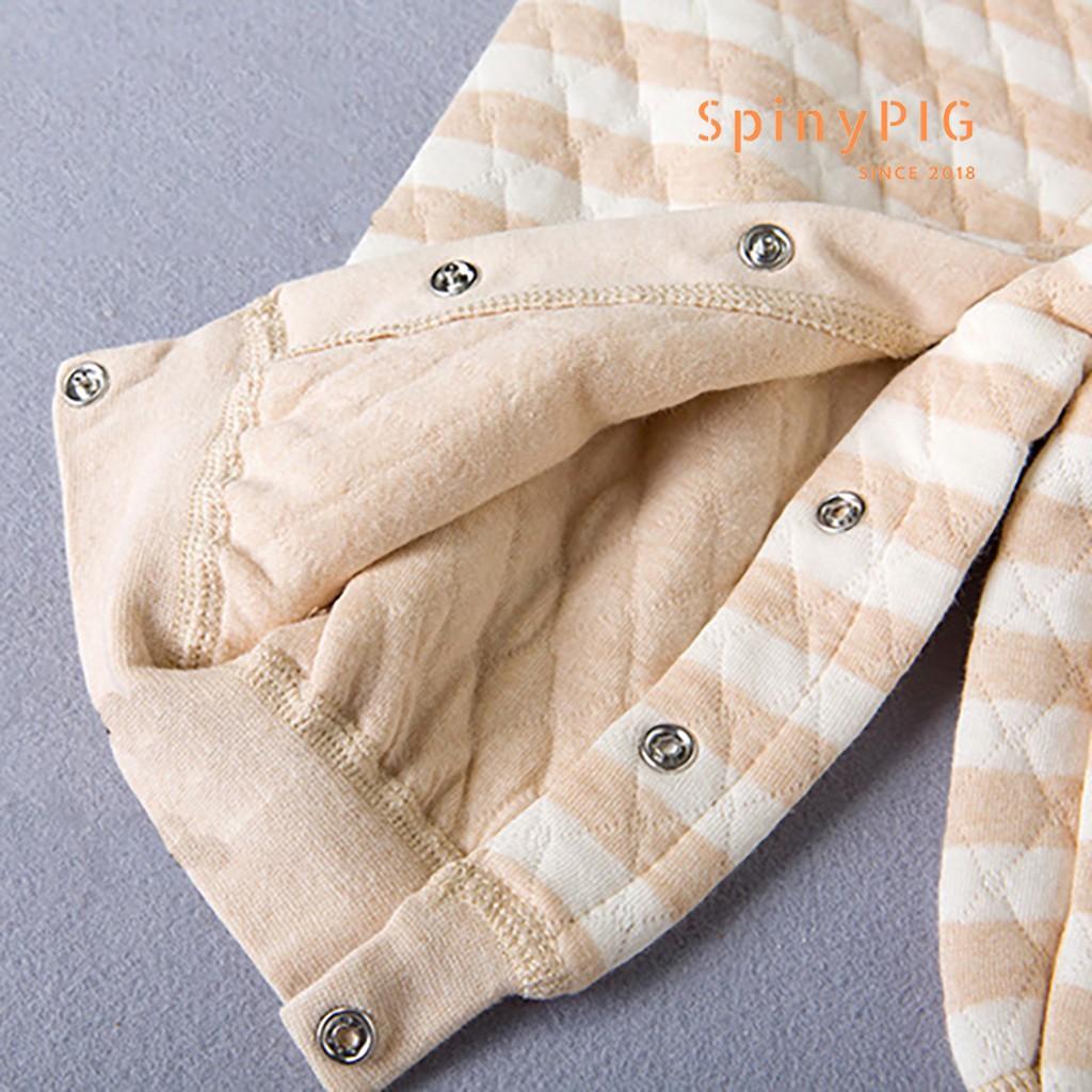 Quần áo sơ sinh 0-2 tuổi 100% cotton hữu cơ tự nhiên không chất tẩy nhuộm trần bông vô cùng mềm mại và ấm áp