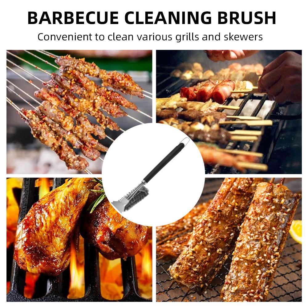 Bàn Chải Vệ Sinh Đồ Nướng Bbq Bằng Thép Không Gỉ